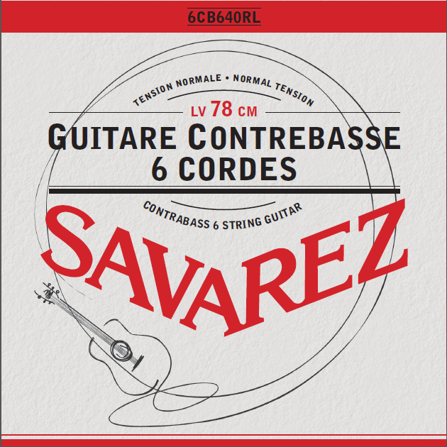 GUITARE CONTREBASSE 6 CORDES 6CB640RL