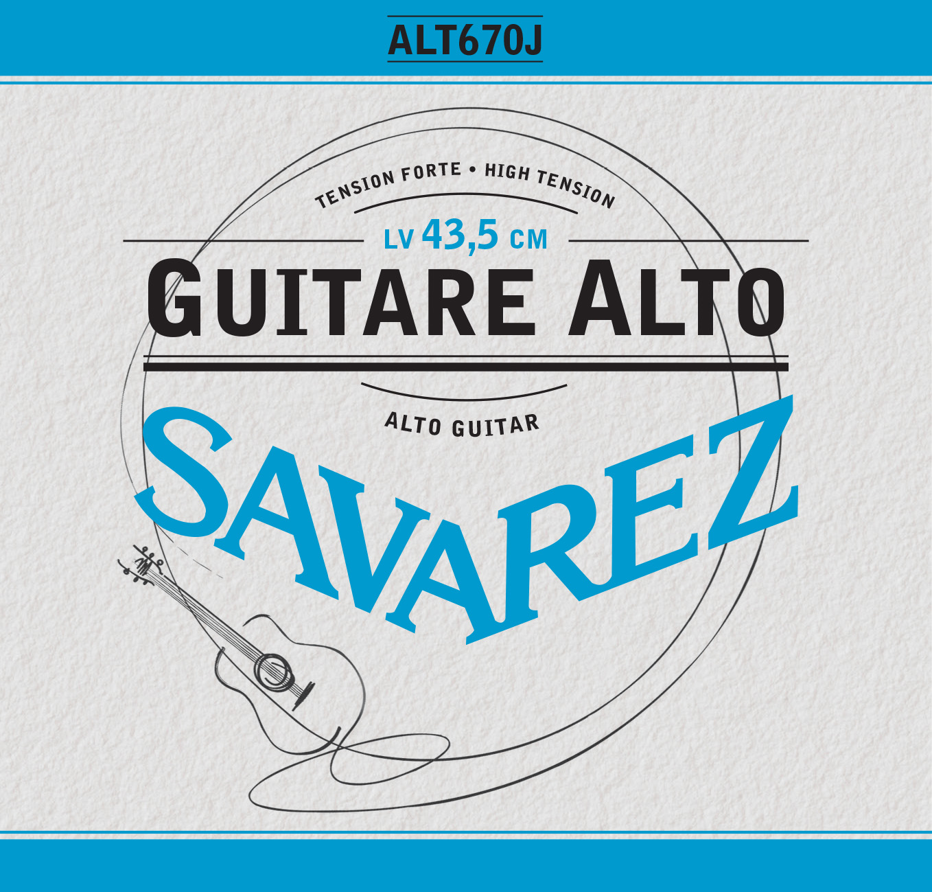 GUITARE ALTO TENSION FORTE ALT670J