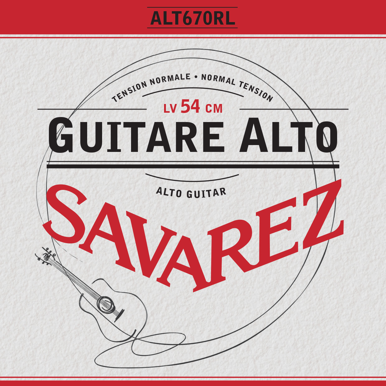 ALTO GUITAR TENSION NORMALE ALT670RL