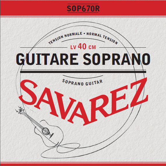 GUITARE SOPRANO TENSION NORMALE SOP670R