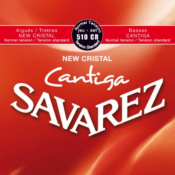 Cordes Guitare Classique Savarez New Cristal Cantiga Premium - Tension Normale 510CRP